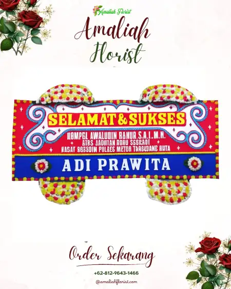 Papan Bunga Ucapan Selamat Alasombo