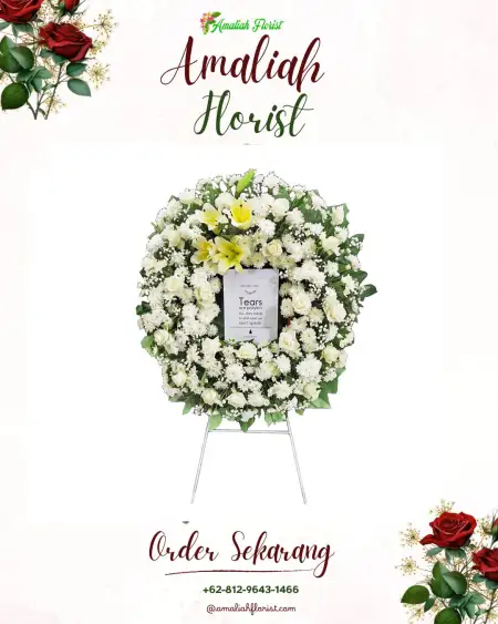 Krans Bunga Duka Alasombo